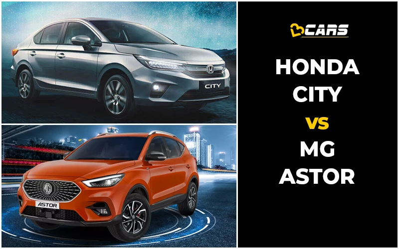 Honda City 5th Gen Vs MG Astor